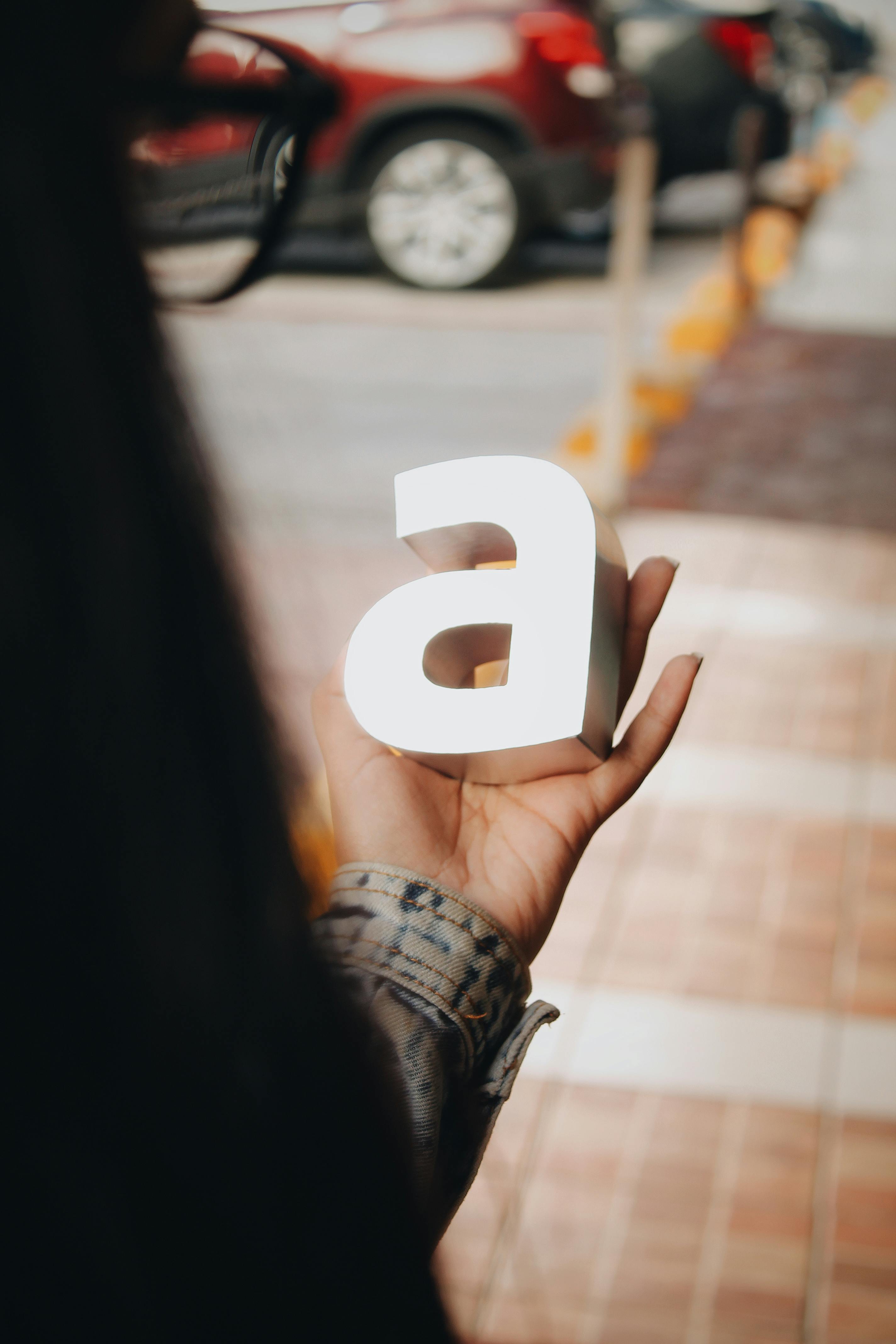 Letras individuales en 3D