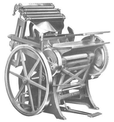 Chandler & Price printing press